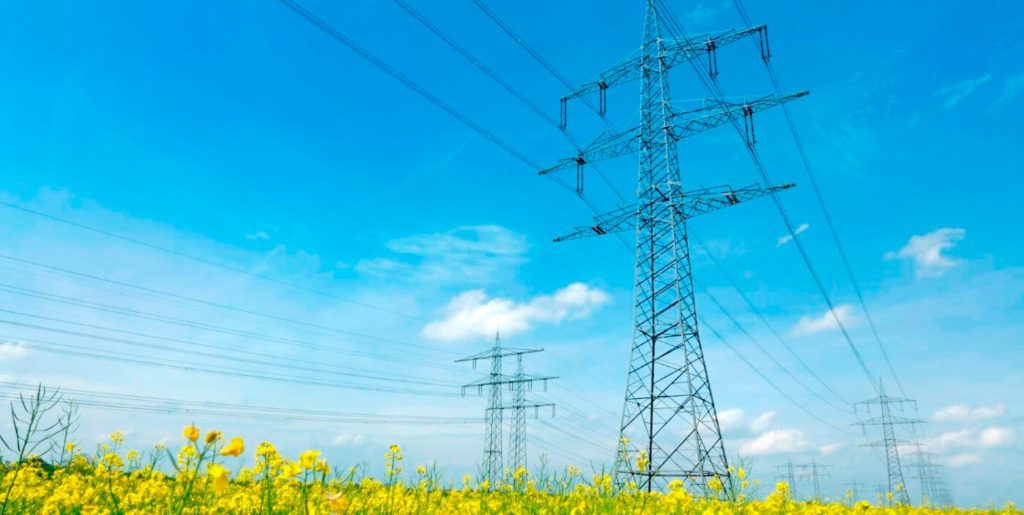Large Electrical Transmission Towers